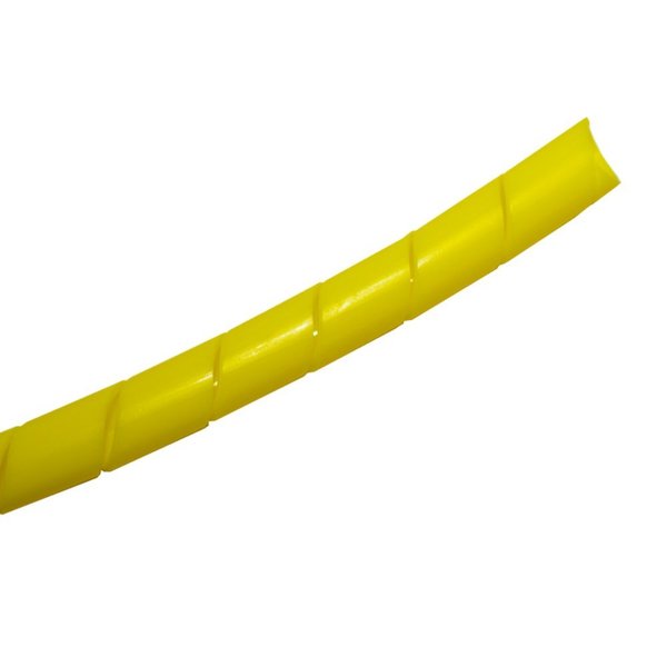 Kable Kontrol Kable Kontrol® Vortex® Spiral Wrap Tubing - 1/2" Inside Diameter - 100 Ft Length - Yellow Polyethylene SPW-500SP-YELLOW